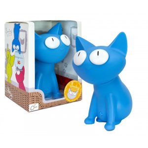 Hucha "Silly Cat" Azul 12x18cm